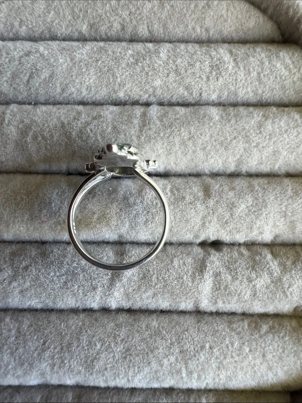 Sterling Silver Mermaid Kyanite Oval Cocktail Ring -